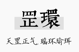 罡环名字的寓意及含义