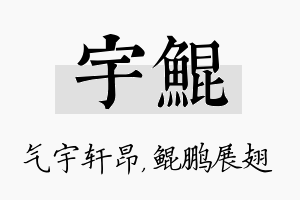 宇鲲名字的寓意及含义