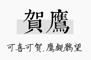 贺鹰名字的寓意及含义