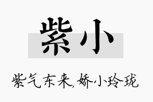 紫小名字的寓意及含义