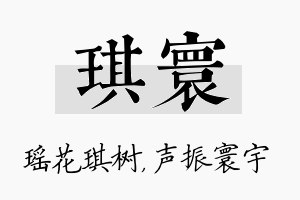 琪寰名字的寓意及含义