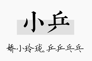 小乒名字的寓意及含义