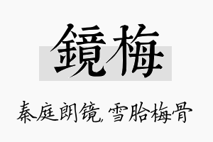 镜梅名字的寓意及含义