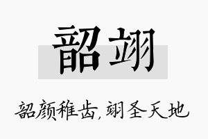 韶翊名字的寓意及含义