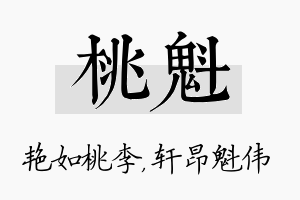 桃魁名字的寓意及含义