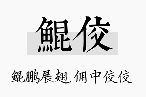 鲲佼名字的寓意及含义