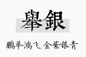 举银名字的寓意及含义