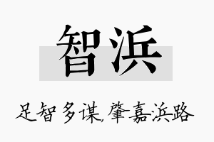 智浜名字的寓意及含义