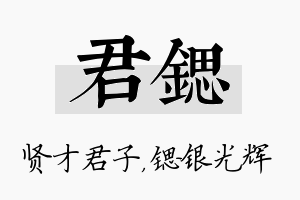 君锶名字的寓意及含义