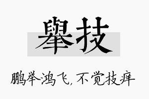 举技名字的寓意及含义