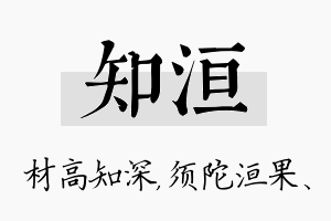 知洹名字的寓意及含义