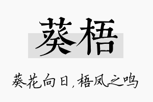 葵梧名字的寓意及含义