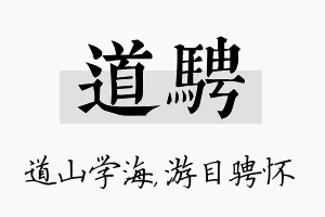 道骋名字的寓意及含义