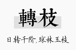 转枝名字的寓意及含义