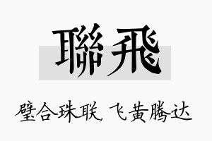 联飞名字的寓意及含义