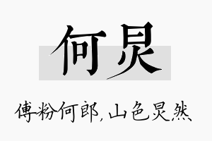 何炅名字的寓意及含义