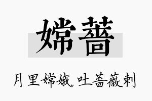 嫦蔷名字的寓意及含义