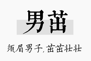 男茁名字的寓意及含义