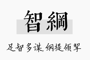 智纲名字的寓意及含义