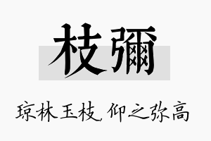 枝弥名字的寓意及含义