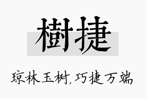 树捷名字的寓意及含义