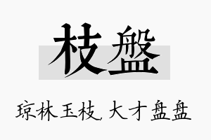 枝盘名字的寓意及含义