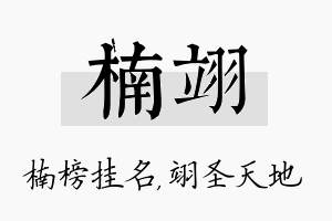 楠翊名字的寓意及含义