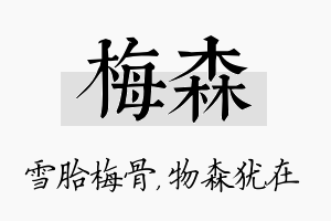 梅森名字的寓意及含义