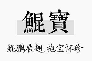 鲲宝名字的寓意及含义