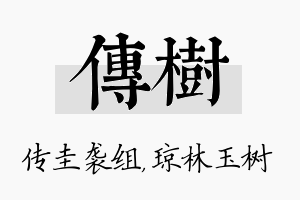 传树名字的寓意及含义