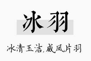 冰羽名字的寓意及含义