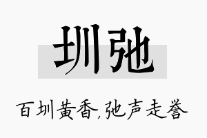 圳弛名字的寓意及含义