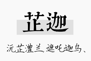 芷迦名字的寓意及含义