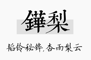 铧梨名字的寓意及含义