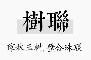 树联名字的寓意及含义