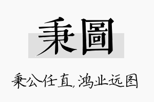 秉图名字的寓意及含义