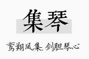 集琴名字的寓意及含义