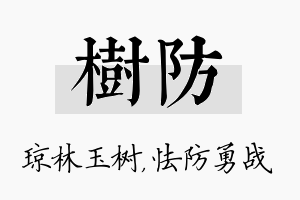 树防名字的寓意及含义