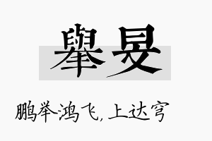 举旻名字的寓意及含义