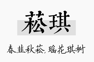 菘琪名字的寓意及含义