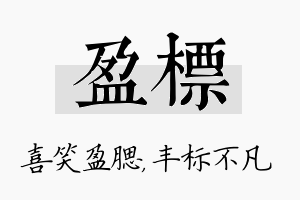 盈标名字的寓意及含义