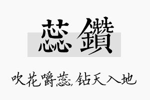 蕊钻名字的寓意及含义