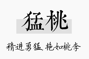 猛桃名字的寓意及含义