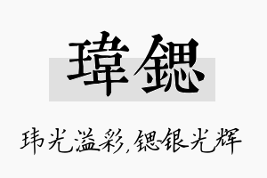 玮锶名字的寓意及含义