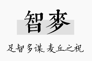 智麦名字的寓意及含义