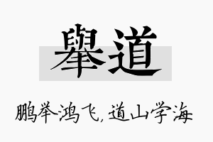 举道名字的寓意及含义