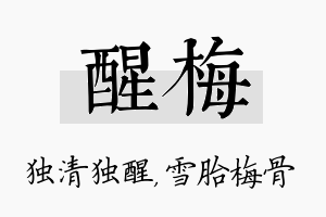 醒梅名字的寓意及含义