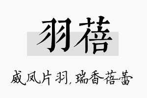 羽蓓名字的寓意及含义