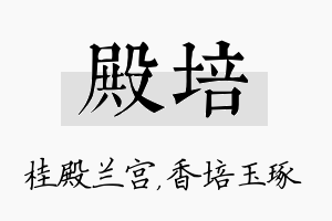 殿培名字的寓意及含义