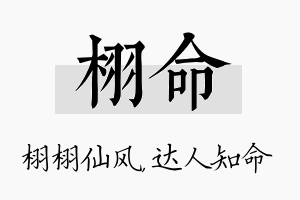 栩命名字的寓意及含义